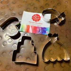 Ann Clark Cookie Cutter set Fish Heart more